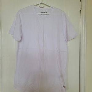 Jack and Jones Originals Men's Short Sleeve T-shirt, XL, White